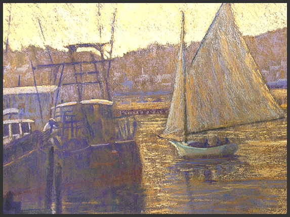 Morning Charter #2? 16" x 20"   Pastel 